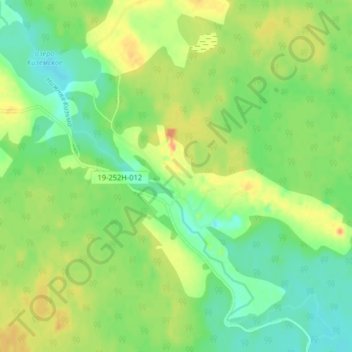 Пихтинская topographic map, elevation, terrain