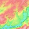 Val du Fiérain topographic map, elevation, terrain