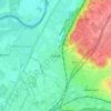 Bunde topographic map, elevation, terrain