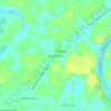 Nueva Estrella topographic map, elevation, terrain