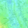 Mülhausen topographic map, elevation, terrain