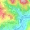 Romena topographic map, elevation, terrain