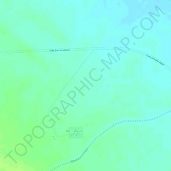 Mount Zeil topographic map, elevation, terrain