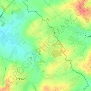 Ogimont topographic map, elevation, terrain