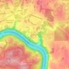 Setor 10450 topographic map, elevation, terrain
