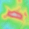 Gore Mountain topographic map, elevation, terrain