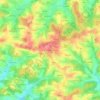 Wald bei Winhöring topographic map, elevation, terrain