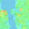 Frederikssund topographic map, elevation, terrain