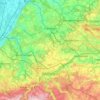Neulingen topographic map, elevation, terrain