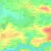 La Boutrie topographic map, elevation, terrain