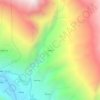 Lindur topographic map, elevation, terrain