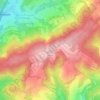 Peterberg topographic map, elevation, terrain