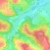 Buchstein topographic map, elevation, terrain