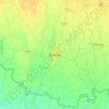 Dinajpur topographic map, elevation, terrain