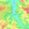 Unterellen topographic map, elevation, terrain