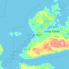 Lushes Bight topographic map, elevation, terrain