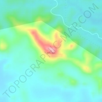 Bukit Siput topographic map, elevation, terrain