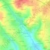 Le Pont des Portes topographic map, elevation, terrain