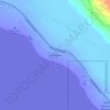 Desert Beach topographic map, elevation, terrain