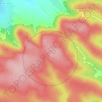 Kamula topographic map, elevation, terrain