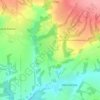 Светлое Озеро topographic map, elevation, terrain