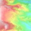 Zeda Chalovani topographic map, elevation, terrain