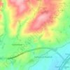 Whitnage topographic map, elevation, terrain