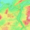 Holzleute topographic map, elevation, terrain