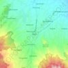 Pacet topographic map, elevation, terrain