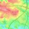 East Ardsley topographic map, elevation, terrain