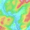 Ramapo topographic map, elevation, terrain