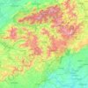 Macon topographic map, elevation, terrain