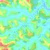 Angustura topographic map, elevation, terrain