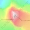 Mount Columbia topographic map, elevation, terrain