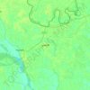 Phulbari topographic map, elevation, terrain