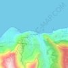 São Cristóvão topographic map, elevation, terrain