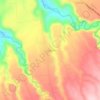 Lingating topographic map, elevation, terrain