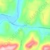 Bardwell topographic map, elevation, terrain