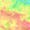 Lann Menhir topographic map, elevation, terrain