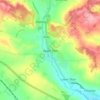 Upper Tean topographic map, elevation, terrain