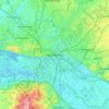 Hamburg topographic map, elevation, terrain