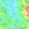 Srebrenik topographic map, elevation, terrain