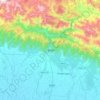 Butwal topographic map, elevation, terrain