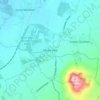 Meon Vale topographic map, elevation, terrain