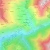 Jangla topographic map, elevation, terrain