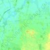 Halenhorst topographic map, elevation, terrain