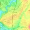 Belmont topographic map, elevation, terrain