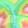 Dharapani topographic map, elevation, terrain