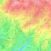 Aigude-Haut topographic map, elevation, terrain