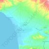 Tymbaki topographic map, elevation, terrain